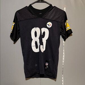 NFL Kids Black Jersey with Number 83